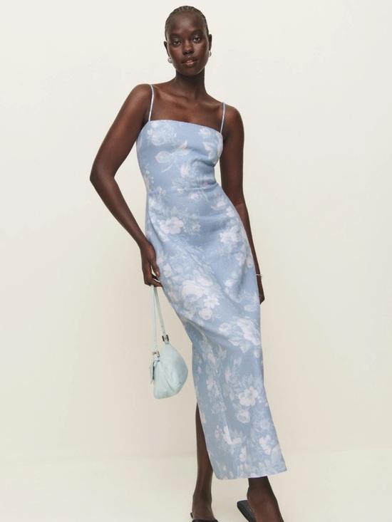 Reformation Dresses & Skirts - Reformation Frankie Linen Dress (size 4) in Color Patience